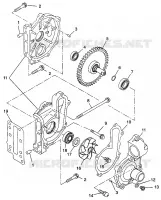POMPE A EAU 600 XCR 0975677, 600 XCR SE H975677 and EUROPEAN 600 XCR SE E975 (4937963796D003)