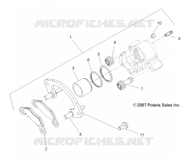 FREIN ARRIERE CALIPER