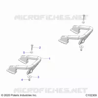 CARROSSERIE ARRIERE RACK, HANDGRIPS