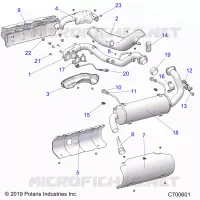ENGINE, ECHAPPEMENT