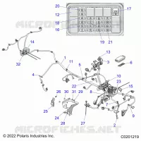 ELECTRICITE, MAIN WIRE HARNESS