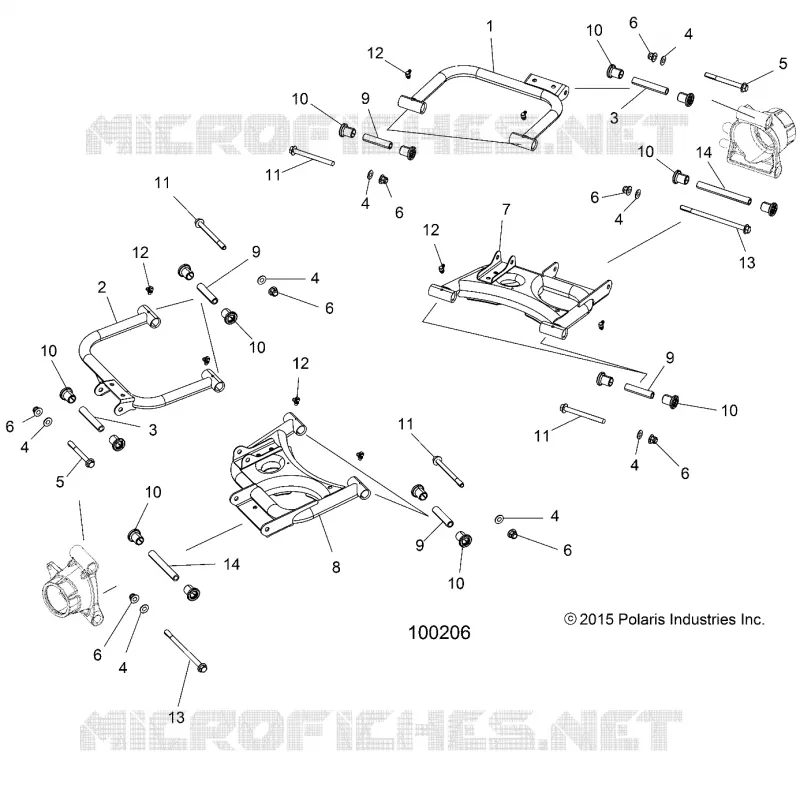 SUSPENSION ARRIERE CONTROL ARMS