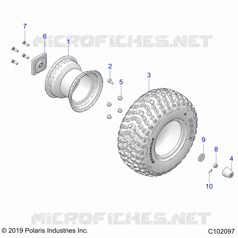 ROUES, REAR