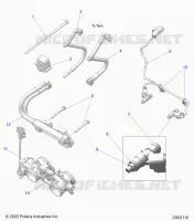SYSTÃˆME D'ALIMENTATION, RAIL, LINES AND THROTTLE BODY