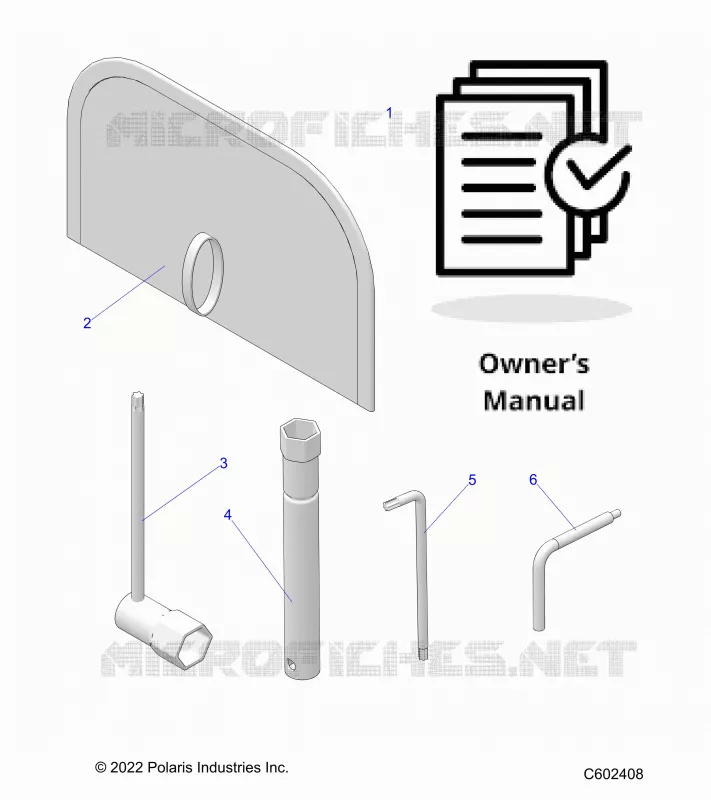 REFERENCE, TOOLS AND MANUEL DU PROPRIETAIRE