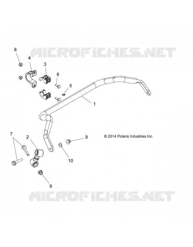 SUSPENSION, STABILISATEUR BRAS ARRIERE
