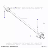SYSTÃˆME DE TRANSMISSION, REAR PROP SHAFT