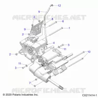 SYSTÃˆME DE TRANSMISSION, MAIN GEARCASE MOUNTING