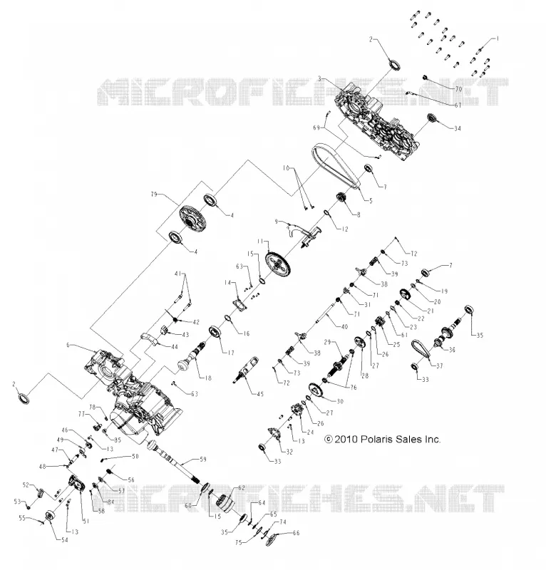 SYSTÈME DE TRANSMISSION, PONT PRINCIPAL