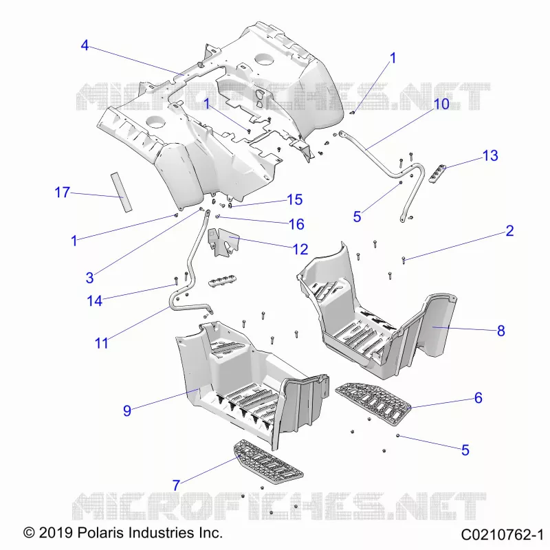 CARROSSERIE ARRIERE CAB AND FOOTWELL