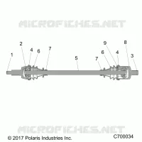SYSTEME DE TRANSMISSION, FRONT HALF SHAFT