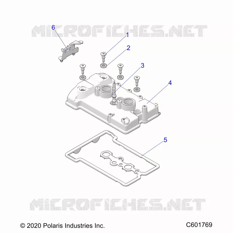 ENGINE, COUVERCLE SOUPAPE