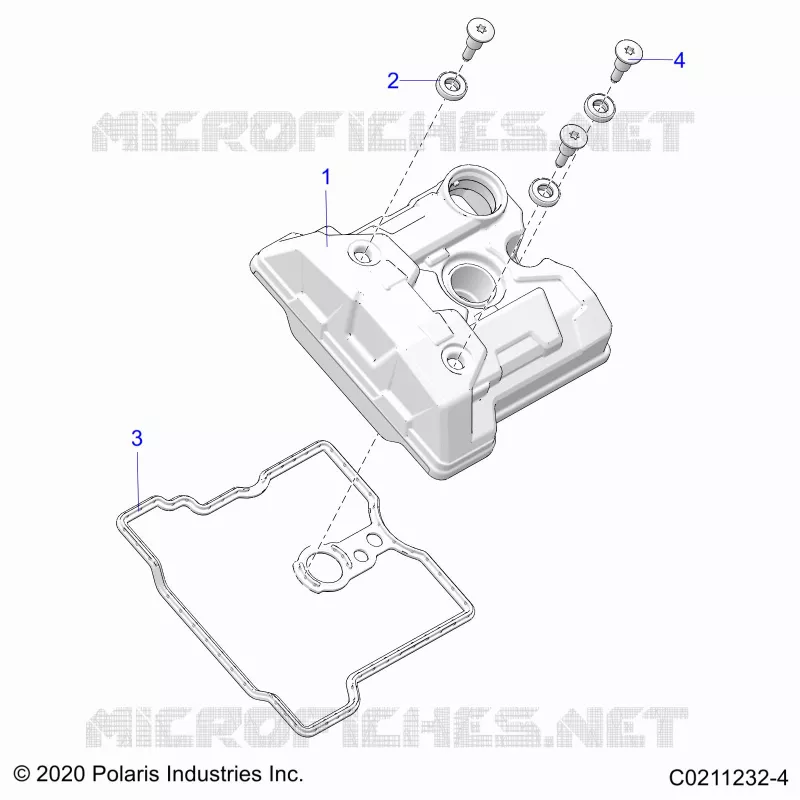 ENGINE, COUVERCLE SOUPAPE