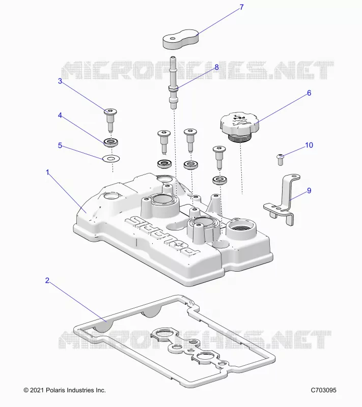 ENGINE, COUVERCLE SOUPAPE