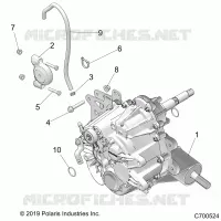 SYSTÃˆME DE TRANSMISSION, MAIN GEARCASE MOUNTING
