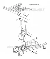 SUSPENSION, SUPPORT STABILISATEUR ARRIERE