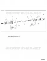 DRIVE TRAIN, HALF ARBRE DE TRANSMISSION ARRIERE