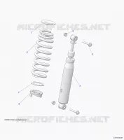SUSPENSION, AMORTISSEUR AVANT MOUNTING
