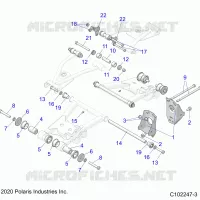 SUSPENSIONDLE CONTROL ARM MOUNTING- A21S6E57F1/FL (C102247-3)