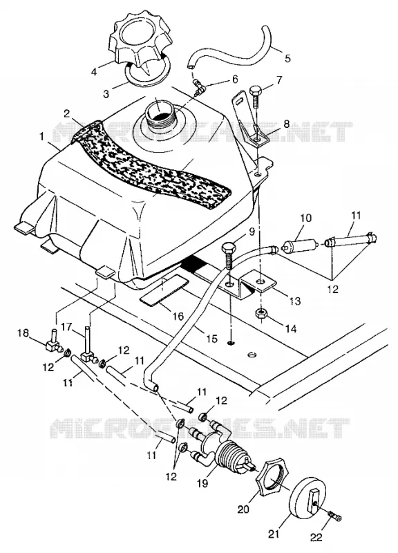 CARBURANT TANK XPLORER 300 W97CC28C (4939813981A014)