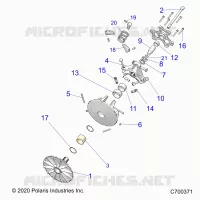 SYSTÃˆME DE TRANSMISSION, PRIMARY CLUTCH
