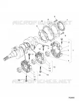 MOTEUR, MAIN BEARING CASE