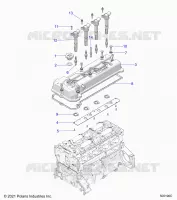 ENGINE, COUVERCLE SOUPAPE