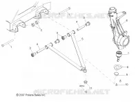 SUSPENSION, A-ARM and SUPPORT MOUNTING