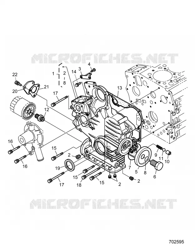 MOTEUR, GEAR CASE