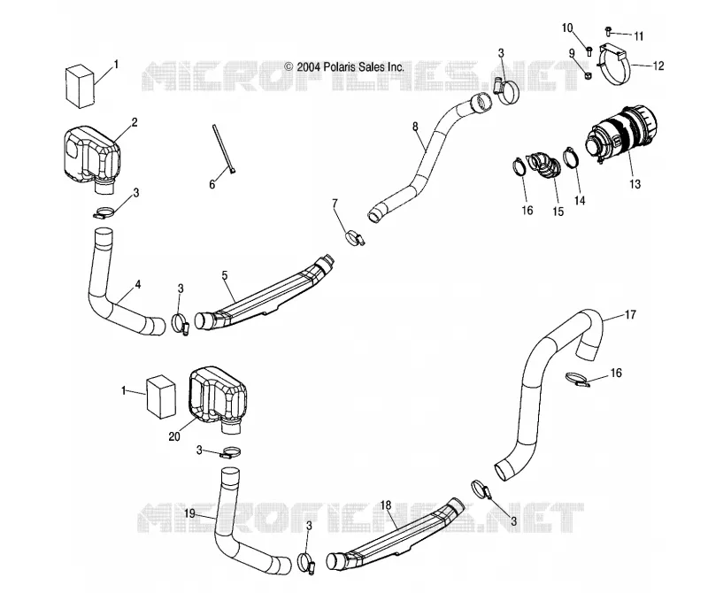 PRISE D'AIR MOTEUR ET EMBRAYAGE