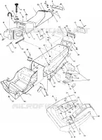 CHASSIS AND SIEGE SPORT, TRAIL, 400 AND 600 (4912701270001A)