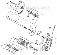 SYSTÈME DE TRANSMISSION 600 XCR 0975677, 600 XCR SE H975677 AND EUROPEAN 600 XCR SE E97 (4937963796B010)