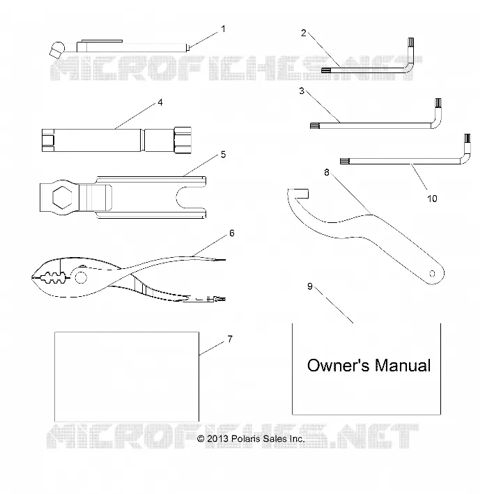 MANUEL DU PROPRIETAIRE AND TOOL KIT