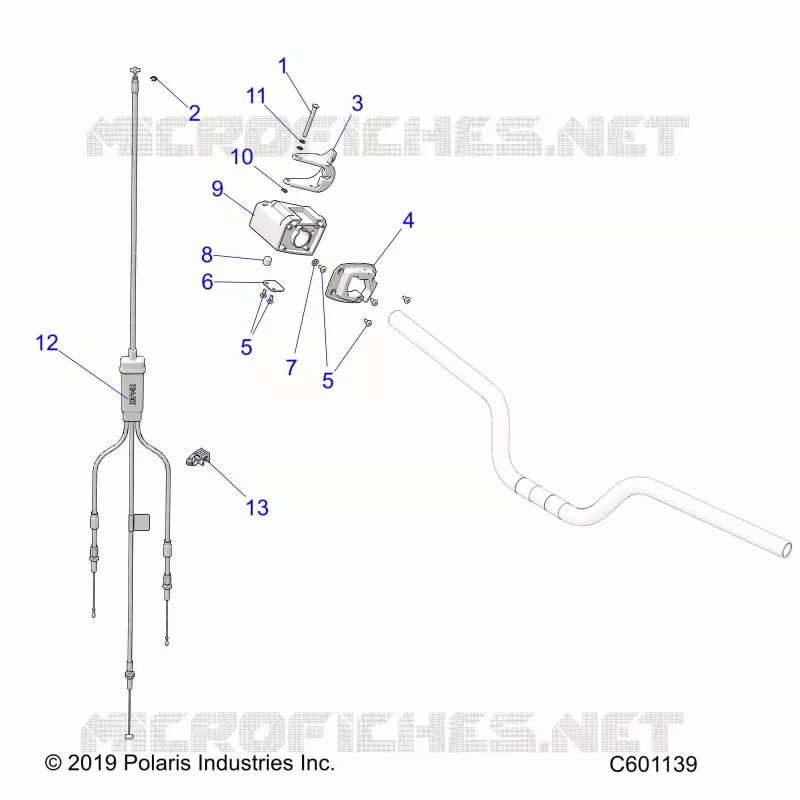 MOTEUR, THROTTLE CONTROL ASM.