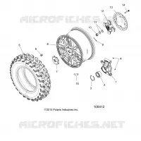 ROUES, REAR AND HUB
