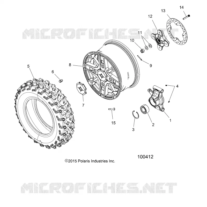 ROUES, REAR AND HUB