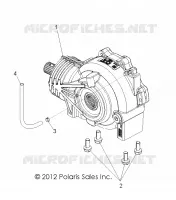 SYSTÈME DE TRANSMISSION, FRONT GEARCASE