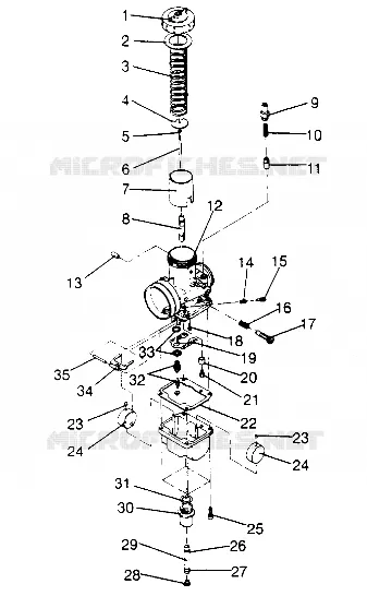 CARBURATEUR Storm 0950782, Storm SKS 0950582,  Euro Storm E950782, (4929012901C014)