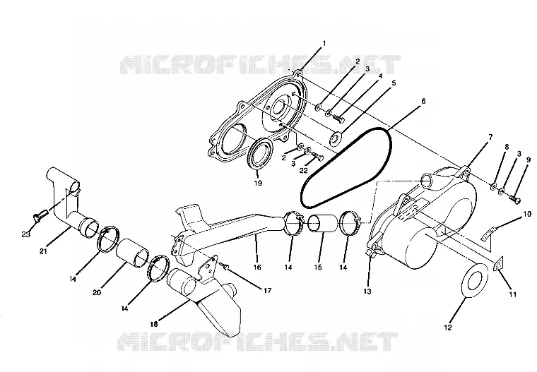 COUVERCLE D'EMBRAYAGE ASSEMBLY TRAIL BLAZER (4919761976020A)