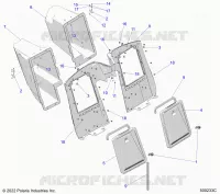CARROSSERIE ARRIERE STORAGE COMPARTMENTS