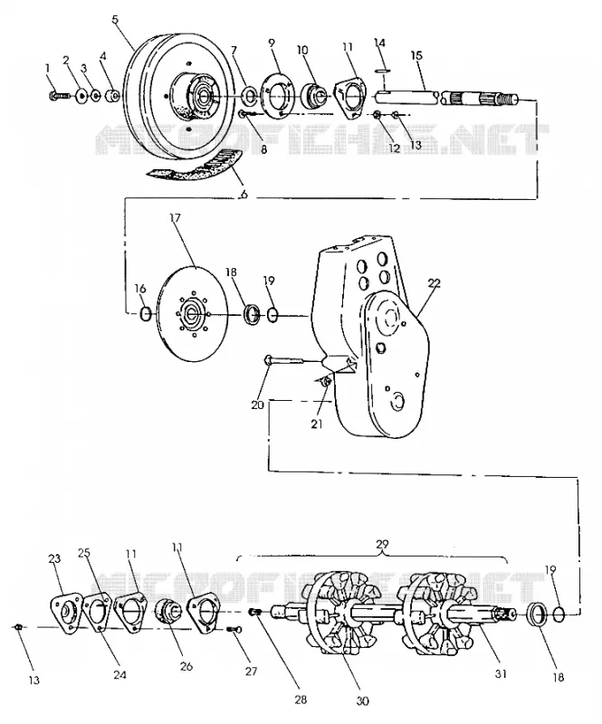 CARTER DE CHAINEE ASSEMBLY 440 XCR (4921352135023A)
