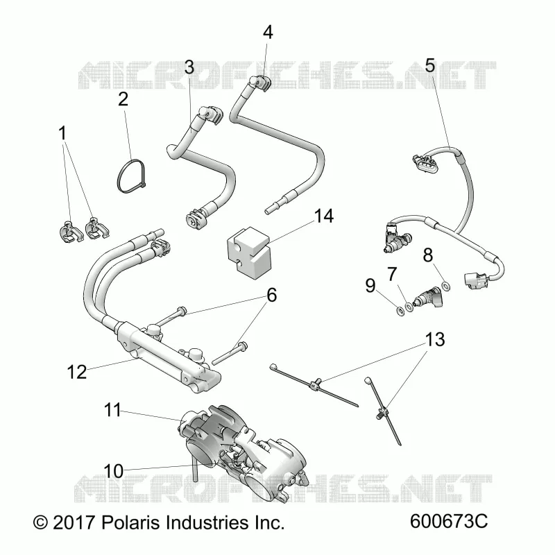 FUEL SYSTEM, RAIL, LINES AND ACCELERATEUR BODY