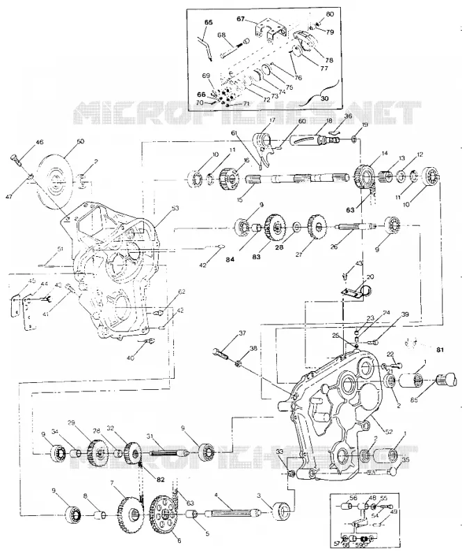 FREIN ET CARTER DE CHAINEE SUPERTRAK (4919291929011A)