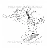 SUSPENSION AVANT AND SKI WIDETRAK / 0932064 (4922982298011A)