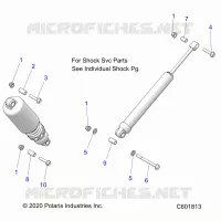 SUSPENSION ARRIERE SHOCKS MNTG.