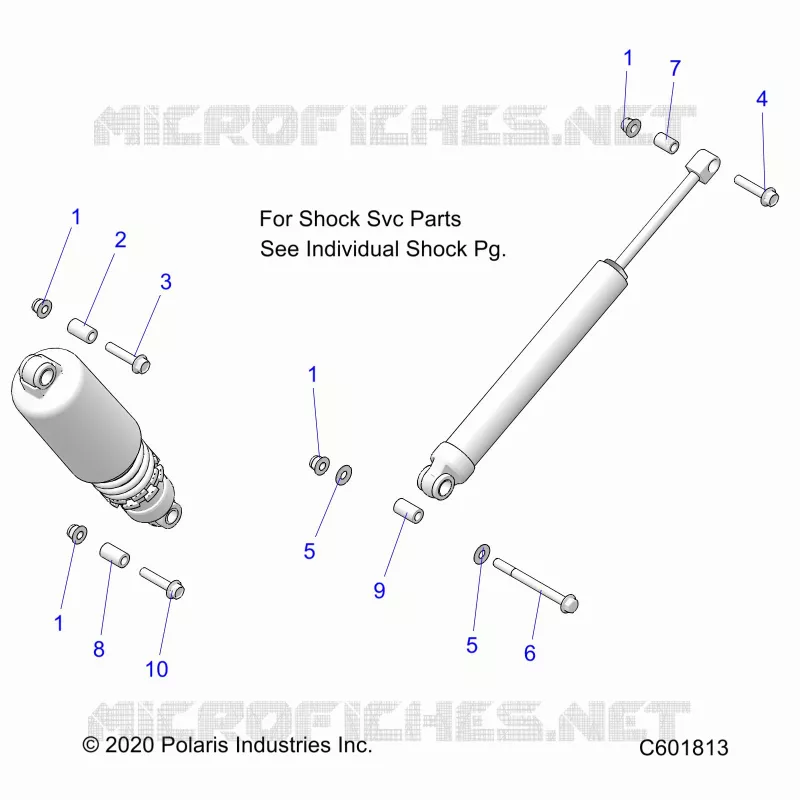 SUSPENSION ARRIERE SHOCKS MNTG.