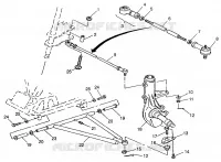 TRIANGLES SUSPENSIONS  XPRESS 300 W97CA28C and  XPRESS 400L W97CA38C (4939603960C003)