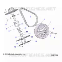 SYSTÃˆME DE TRANSMISSION, SECONDARY CLUTCH