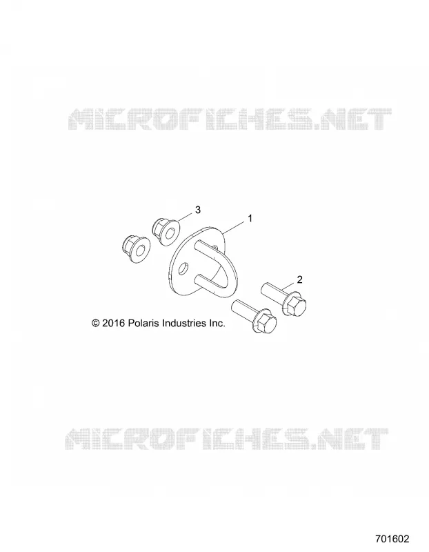 CHASSIS, TOW HOOK