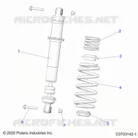 SUSPENSION ARRIERE SHOCK